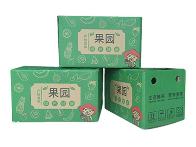 水果快遞包裝彩箱 通（tōng）用水果紙箱定做