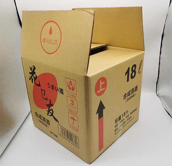 五層台灣（wān）黃紙日式料酒包裝紙箱