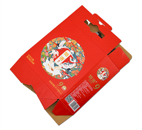 牛奶紙箱包裝盒 彩色牛奶（nǎi）外包裝彩盒