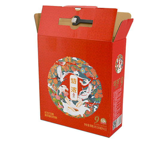 牛奶（nǎi）紙（zhǐ）箱包（bāo）裝盒 彩色牛奶外包裝彩（cǎi）盒