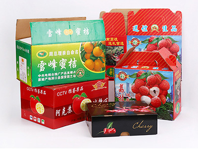 快遞水果專用紙箱（xiāng）子 水果禮品彩箱（xiāng）定製（zhì）