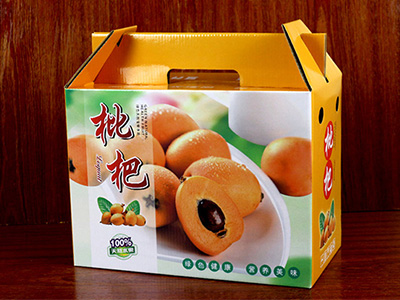 廣州紙箱廠枇杷包（bāo）裝禮盒 枇杷快遞彩色紙箱定做